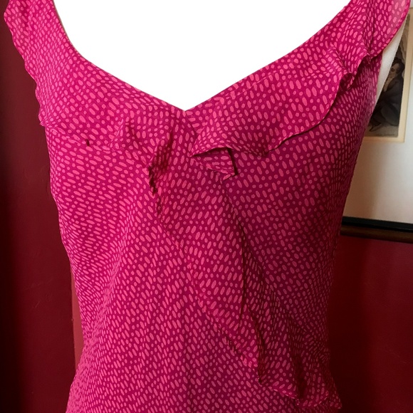 Ann Taylor Pink Silk Summer Dress - Picture 4 of 6